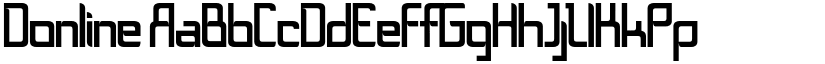 Donline font