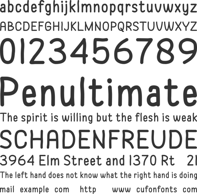 Poweto font preview