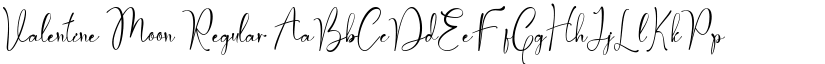 Valentine Moon Regular font