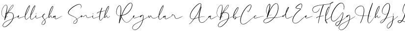 Bellisha Smith Regular font