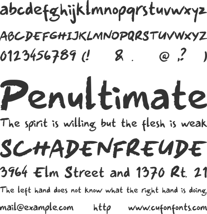 Krayola v1 font preview