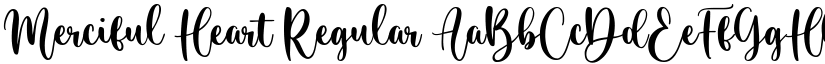 Merciful Heart Regular font