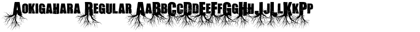 Aokigahara font download