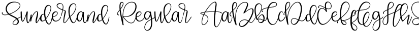 Sunderland Regular font