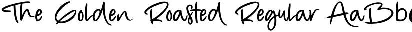 The Golden Roasted Regular font