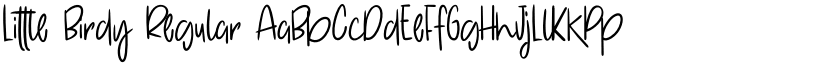 Little Birdy Regular font