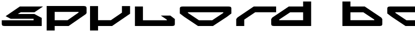 Spylord Bold Expanded font