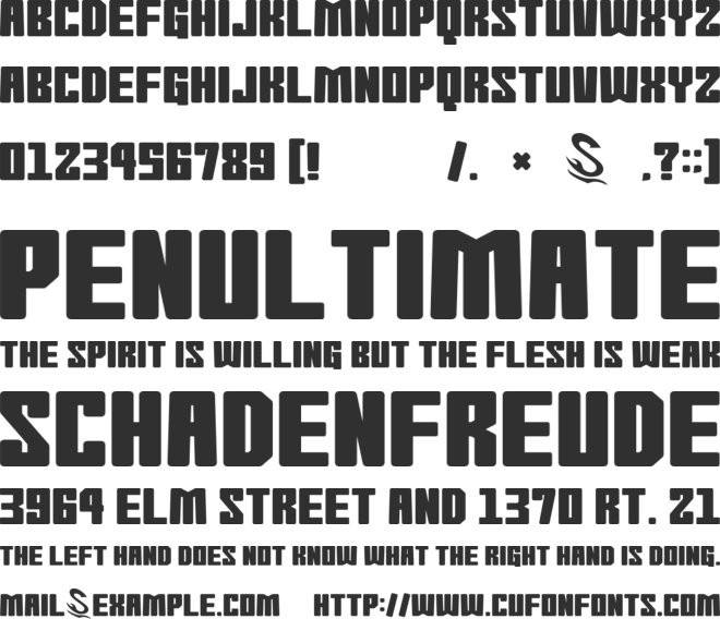Morning Wasabi font preview