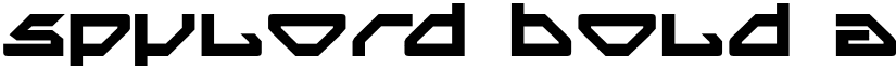 Spylord Bold font