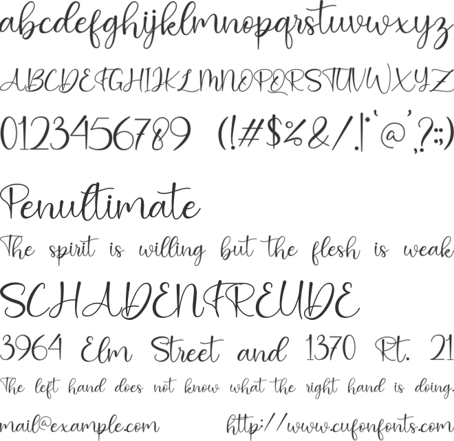 Hello Sweetie (Personal Use) font preview