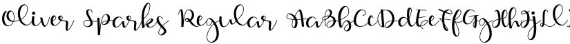 Oliver Sparks Regular font