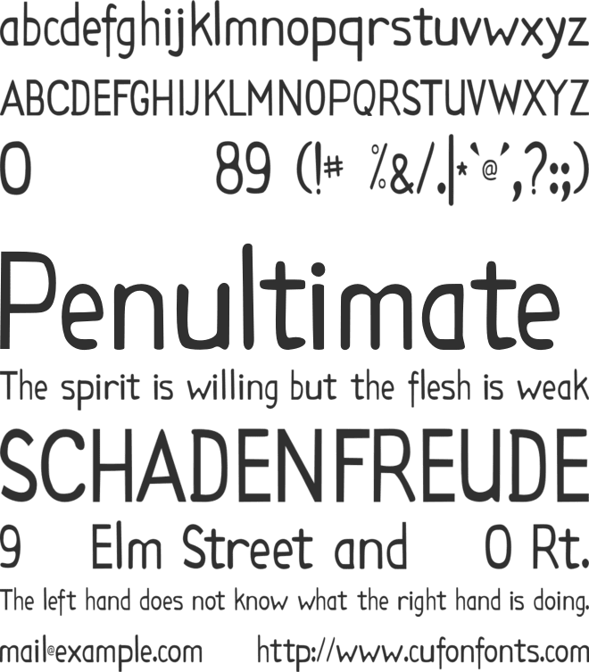Stockhlom - Personal Use font preview