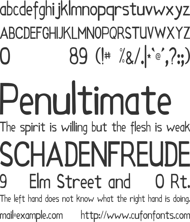 Stockhlom - Personal Use font preview