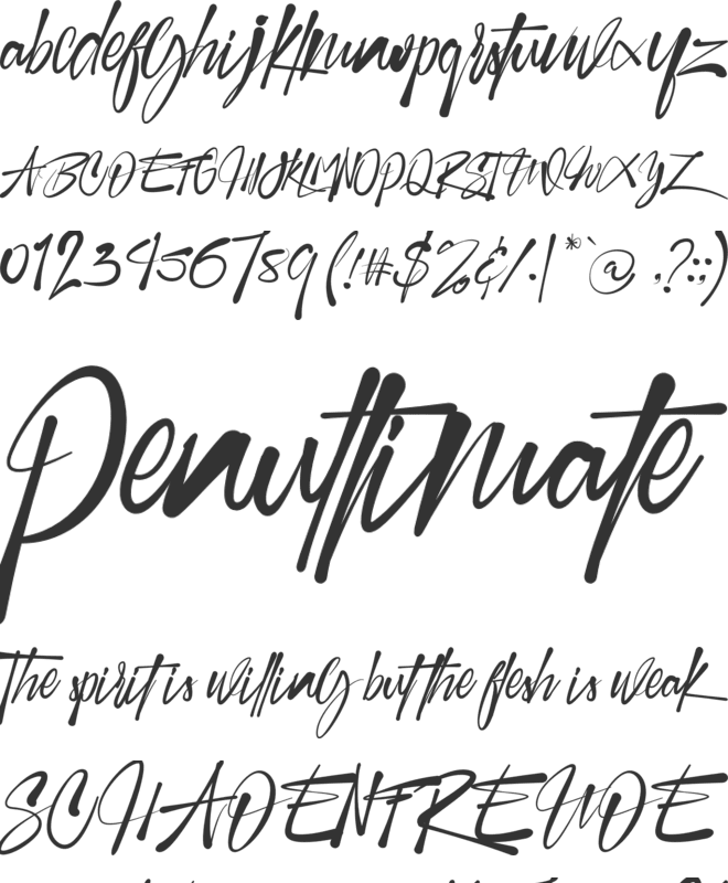 Woonder font preview