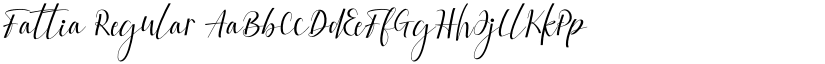 Fattia Regular font