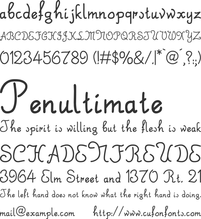 Saint Knick Knack font preview