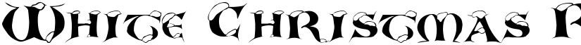 White Christmas Regular font
