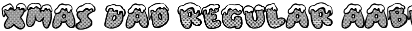 Xmas Dad Regular font