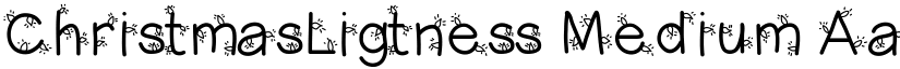 ChristmasLigtness Medium font