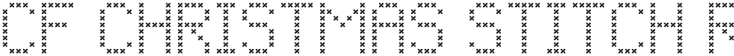 CF Christmas Stitch Regular font