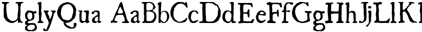 UglyQua font