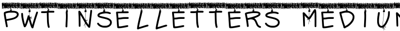 PWTinselLetters Medium font