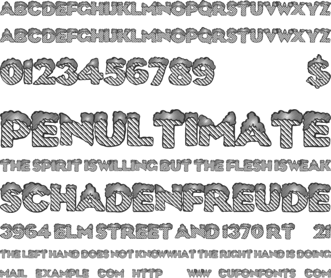 IceCold font preview