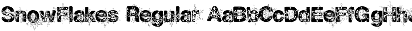 SnowFlakes Regular font