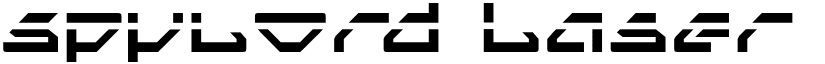 Spylord Laser font