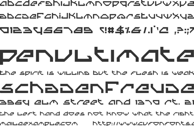 Spy Lord font preview