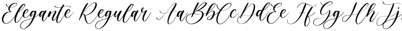 Elegante Regular font