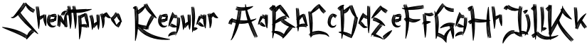 Shenttpuro Regular font
