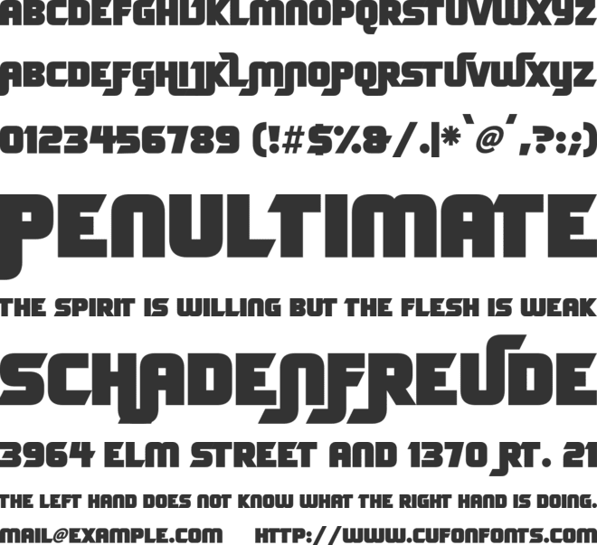 FLOURISH font preview