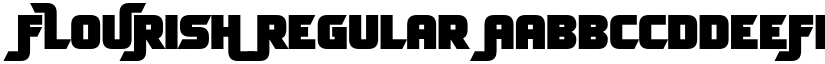 FLOURISH Regular font
