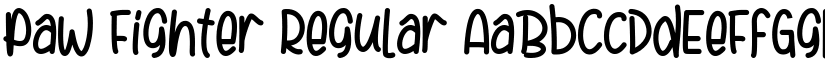 Paw Fighter Regular font