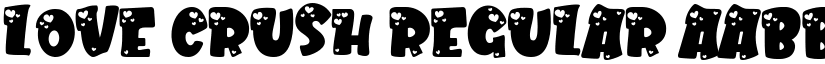 Love Crush Regular font