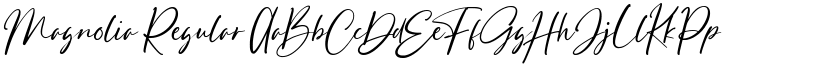 Magnolia Regular font