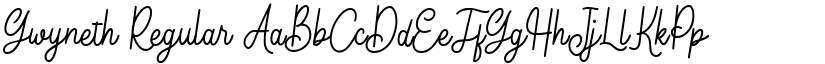 Gwyneth Regular font