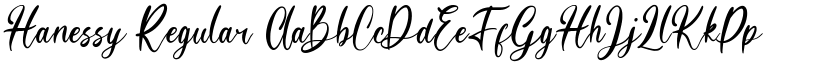 Hanessy Regular font