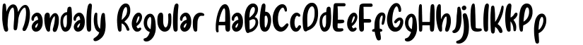 Mandaly Regular font