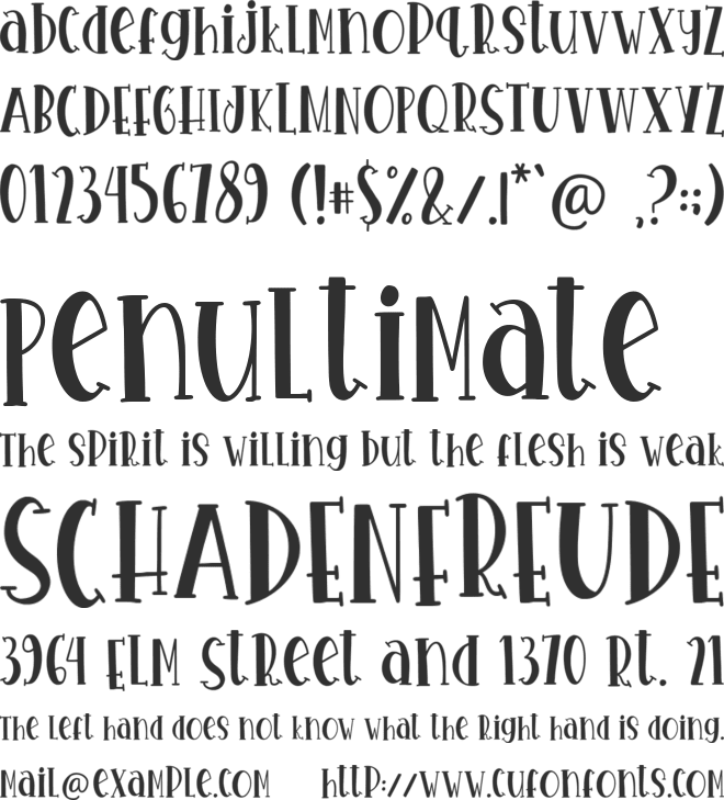 Kids Now font preview