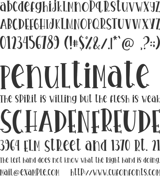 Kids Now font preview