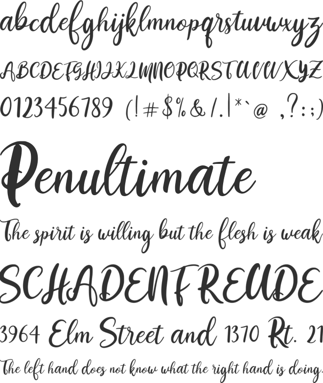 Magdalyn font preview