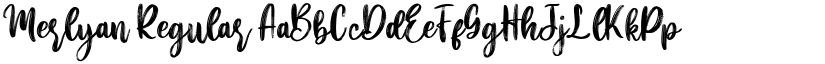 Merlyan font download
