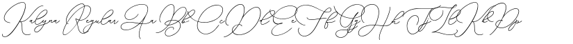 Kalyna Regular font