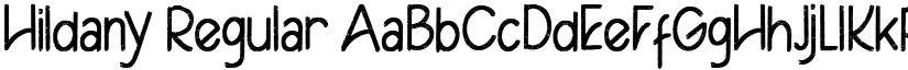 Hildany Regular font