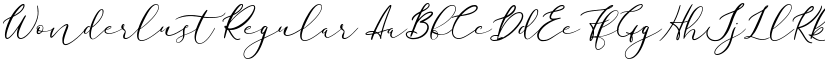 Wonderlust font download