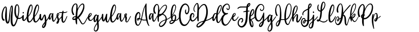 Willyast Regular font