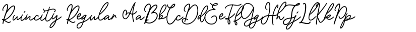 Ruincity Regular font