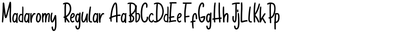 Madaromy Regular font
